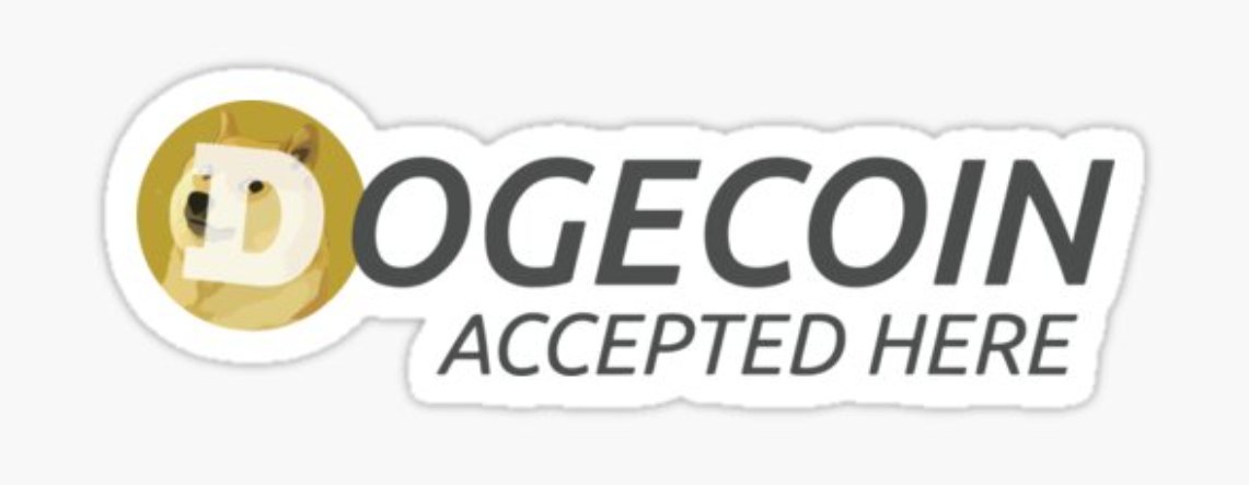 tom_carbon's tweet photo. How does a restaurant owner easily #acceptDogecoin?

1)#DogecoinAccepted sticker/image in the window.
2) [laminated?] QR code w/Dogecoin Address with bill.
3) Convert TOTAL to Dogecoin, write on  customer and merchant copies of receipt.
4) Record Transaction in ledger.

#dogecoin https://t.co/mWgy4PSDsE