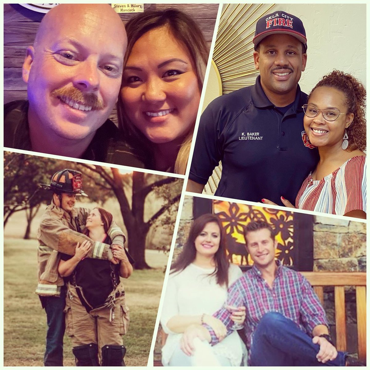 OKCFD's tweet photo. A firefighter spouse can be a tough job. 24 hour shifts may pull your spouse away from holidays, birthdays, anniversaries, special family events etc…. Thank you to all the spouses for your continued love and support. #nationalspousesday2022 https://t.co/2x1wRJUZWQ