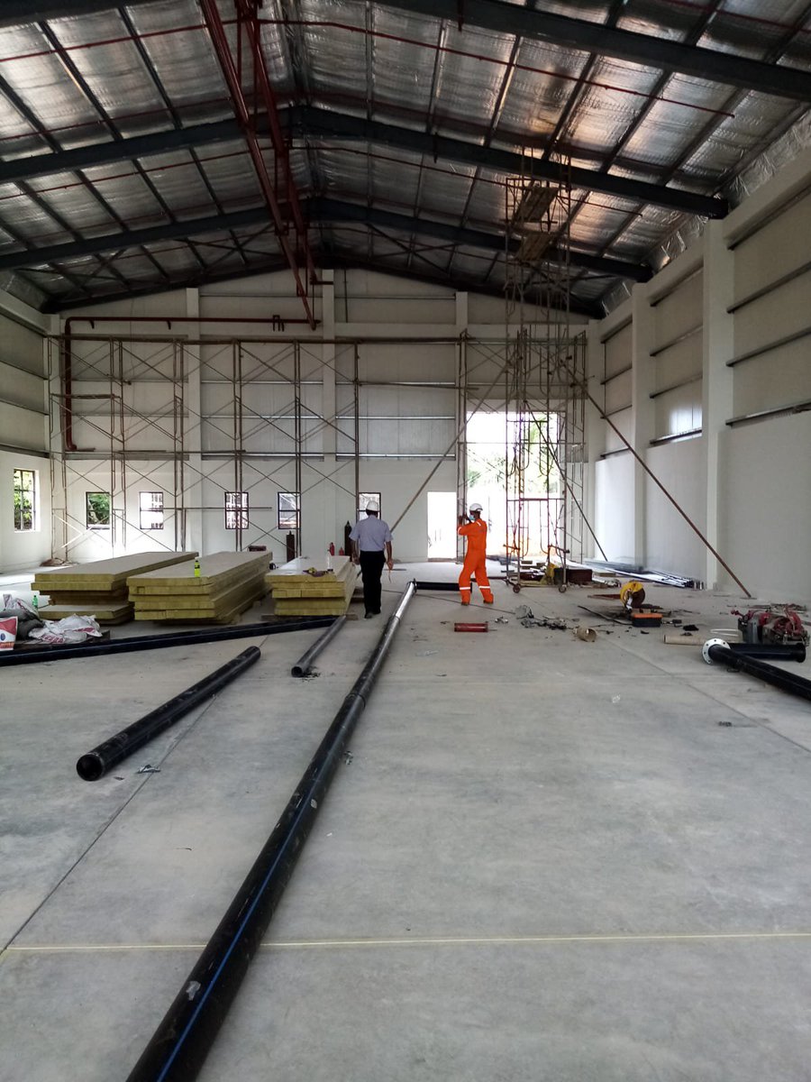 FiretechSL's tweet photo. Ongoing warehouse protection.
Laying of underground HDPE pipes and overhead sprinkler system.

#Firetech #FireSafety
#SriLanka #Lka https://t.co/gJJhtYaCN7