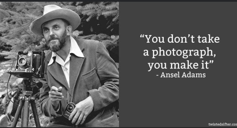 simmomarsh's tweet photo. Ansel Adam’s was a photographer who I studied during my college years. When I was a photographer in the making, his quotes summed up exactly how I felt about photography. #marshphotographic #anseladams #youdonttakeaphotographyoumakeit #photographerinthemaking https://t.co/kkJTZMMBzH