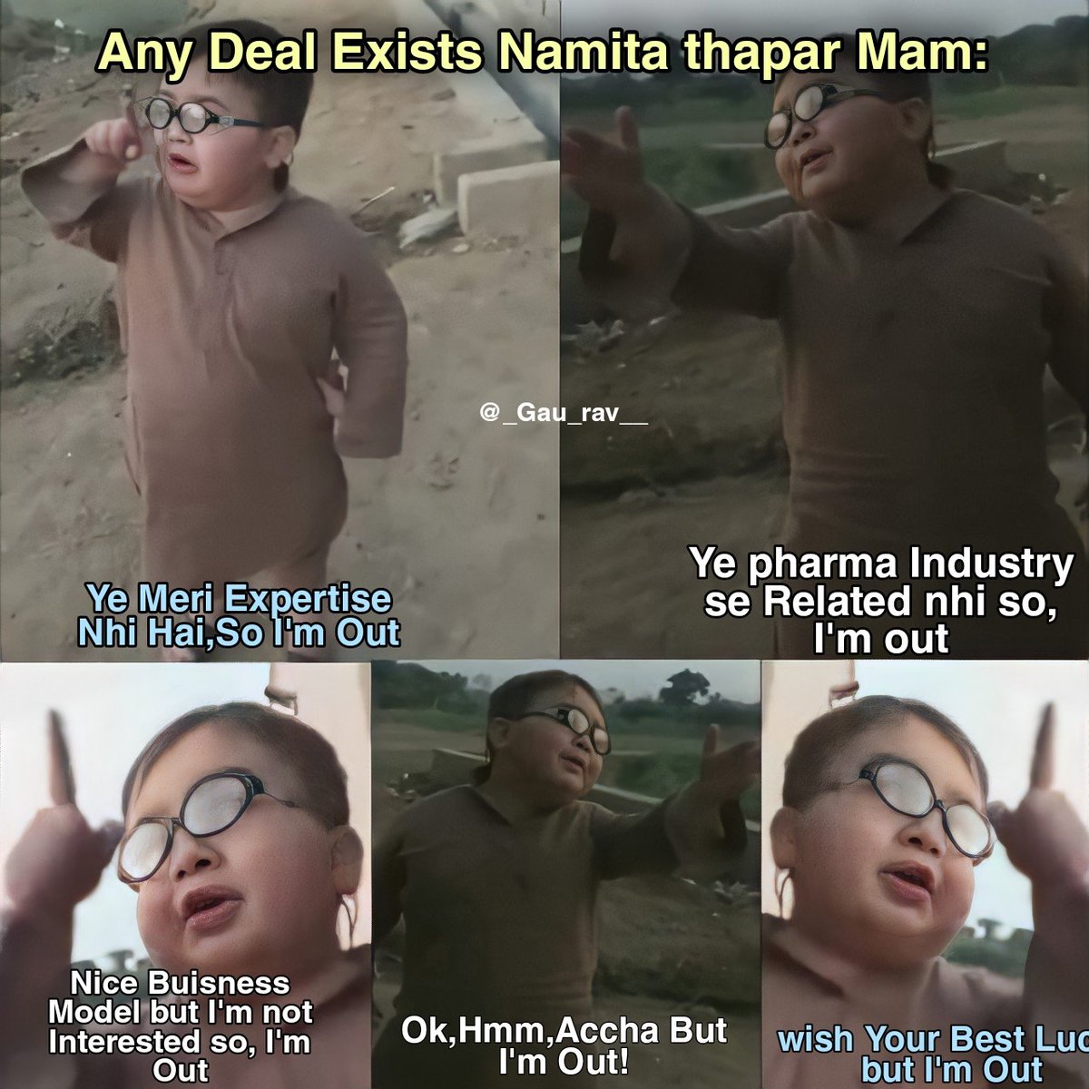 Gaurav_bat's tweet photo. Shark Tank India Meme Complition
Micro Thread (1/2) https://t.co/GgZpl1E3xU