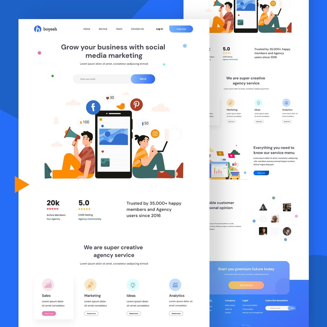 hasibdevs's tweet image. Landing page  design for your business. 
Drop your beautiful opinion in the comment box 
.
.
#wordpress #wordpresswebsite #WordPressDevelopment #WordPressDesign #elementor #WebsiteDesign #html #css #codinglife #coding #divlife #landingpage #code #cms #uiux #learning