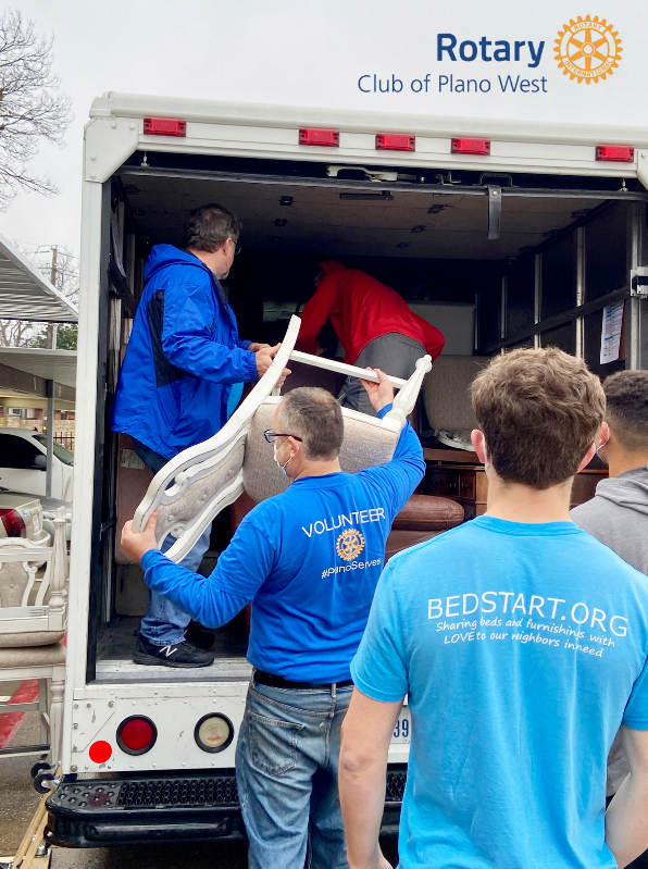 PlanoWestRotary's tweet photo. PWRC members assisted neighbors who are experiencing a need for furniture! Join us as we work together to make a difference in our community. https://t.co/ER8PdufpH4 #planoserves #planotx #rotary #rotaryservestochangelives #peopleofaction https://t.co/mxyDgEKadX