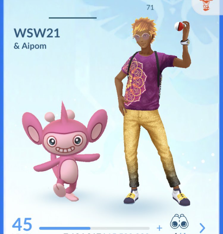 markbellamy's tweet photo. #PokemonGOTourContest Type Normal but PARTY ANIMALS!!! 1 Aipom 2 Miltank 3 Slaking https://t.co/fJoTY51NuT