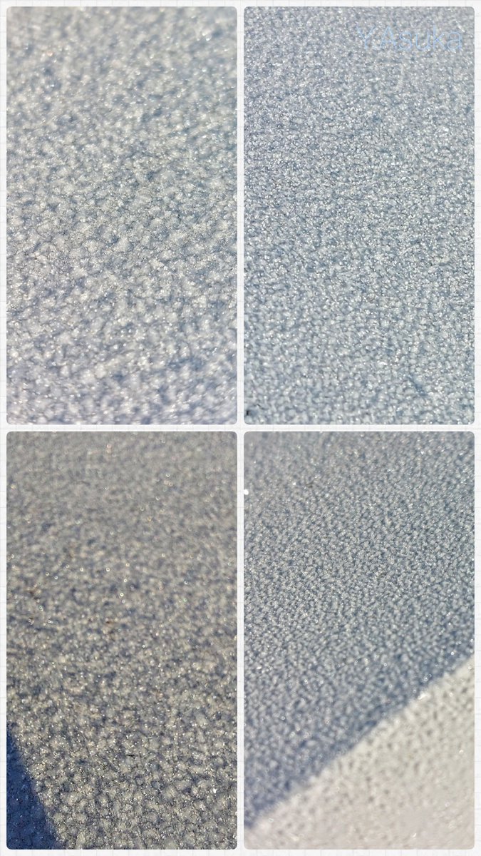 yumeasutw's tweet photo. 朝の煌めき❄️✨
✨
地面が真っ白な
キーンと冷えた朝。✨
ベランダの手摺に
まるでびっしりと散りばめた
ラインストーンの様な❄️ #霜 が
朝日を浴びてキラキラ❇️
#霜活
#霜結晶
#雲の教室
#天気の図鑑
#冬の贈り物
#a2022 #a0127 #a202201 #a2022015 https://t.co/3Bq668647L