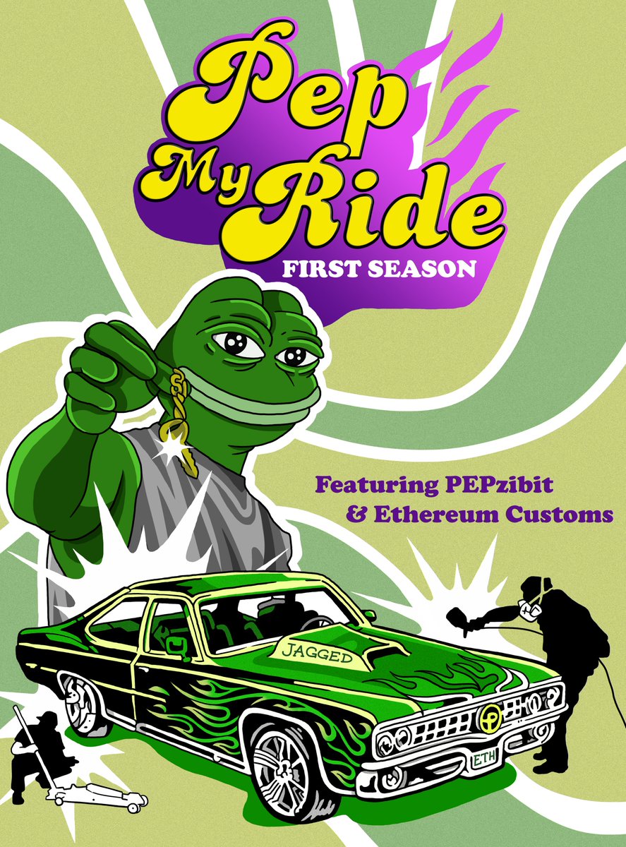 Check this new one "Pep my Ride" at @withFND 
<a href="/jaggedsoft/">jagged</a> <a href="/jaggedvip/">SKOPfather</a> your car really must be green 🐸🐸🐸
#pepethefrog #pepe #frogfam #nft #NFTCommunity 
foundation.app/@Gudvin/founda…