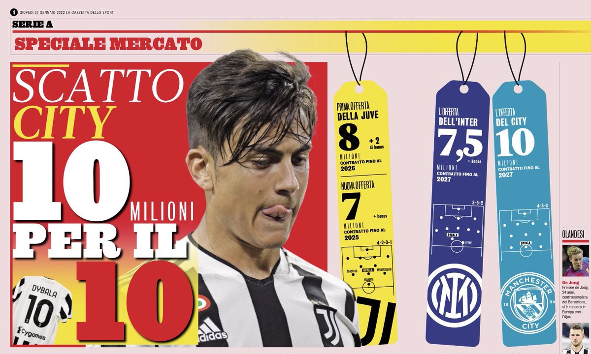 FansNerazzurri's tweet photo. #GdS: Juventus ingkar janji, awalnya nawarin 8 juta plus 2 juta bonus, jadi 7 juta euro.

Inter masuk dengan tawaran 7.5 juta plus bonus, dan City masuk dengan tawaran 10 juta euro untuk gaji pemain.

Jika benar, Guardiola ikutan, kita muhasabah diri aja 😅 https://t.co/QXUUVFLBpr