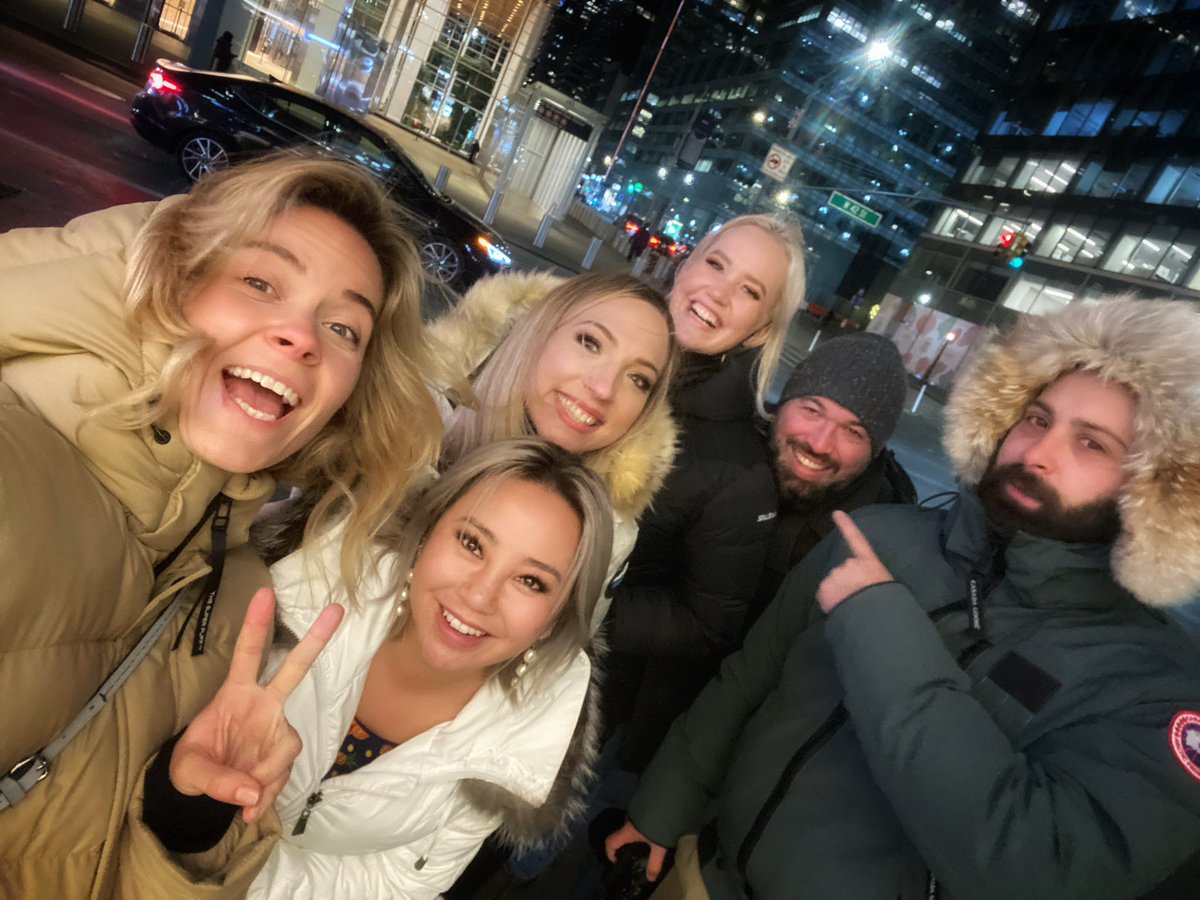 #NFTCommunity  = Real People in Real Life and I loooove it 😊

Met on the spaces and in real life when everyone flew to NYC ❤️

<a href="/GiulioAprin/">Giulio Aprin</a> 
<a href="/travelingelf/">Seraphina</a> 
<a href="/eyrunlydia/">Eyrún Lydía</a>