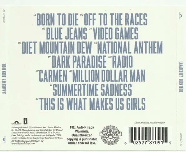 PopCrave's tweet image. 10 years ago today, @LanaDelRey released ‘Born To Die.’

The iconic LP introduced the public to one of the 2010s’ most influential artists &amp;amp; spawned the hits “Video Games” &amp;amp; “Summertime Sadness.” It topped charts in worldwide and was the fifth best-selling album of 2012 globally.