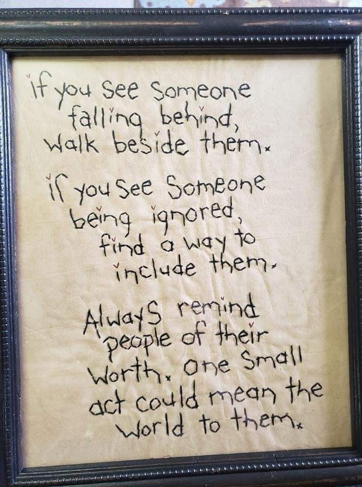 mcaroline1936's tweet photo. " If you see someone falling behind, walk with them. If you see someone being ignored, find a way to include them... " 
#ALDUBatADN341Weeks https://t.co/Dxyo28Tunf