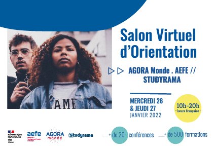 #Orientation 🧑‍🎓| "Étudier en France" : 2eme jour du Salon virtuel d’orientation organisé par l’#AEFE et <a href="/studyrama/">Studyrama</a>
👉venez rencontrer <a href="/ESSCA_Ecole/">ESSCA</a>
<a href="/ESSCA_Bachelor/">Bachelor ESSCA (MI)</a> <a href="/EsscaPGE/">ESSCA Programme Grande École</a>
 <a href="/parcoursup_info/">Parcoursup</a> et <a href="/ConcoursAcces/">Concours ACCES</a> Programme &amp; inscriptions ➡️ ow.ly/G7Fx30s8qWS