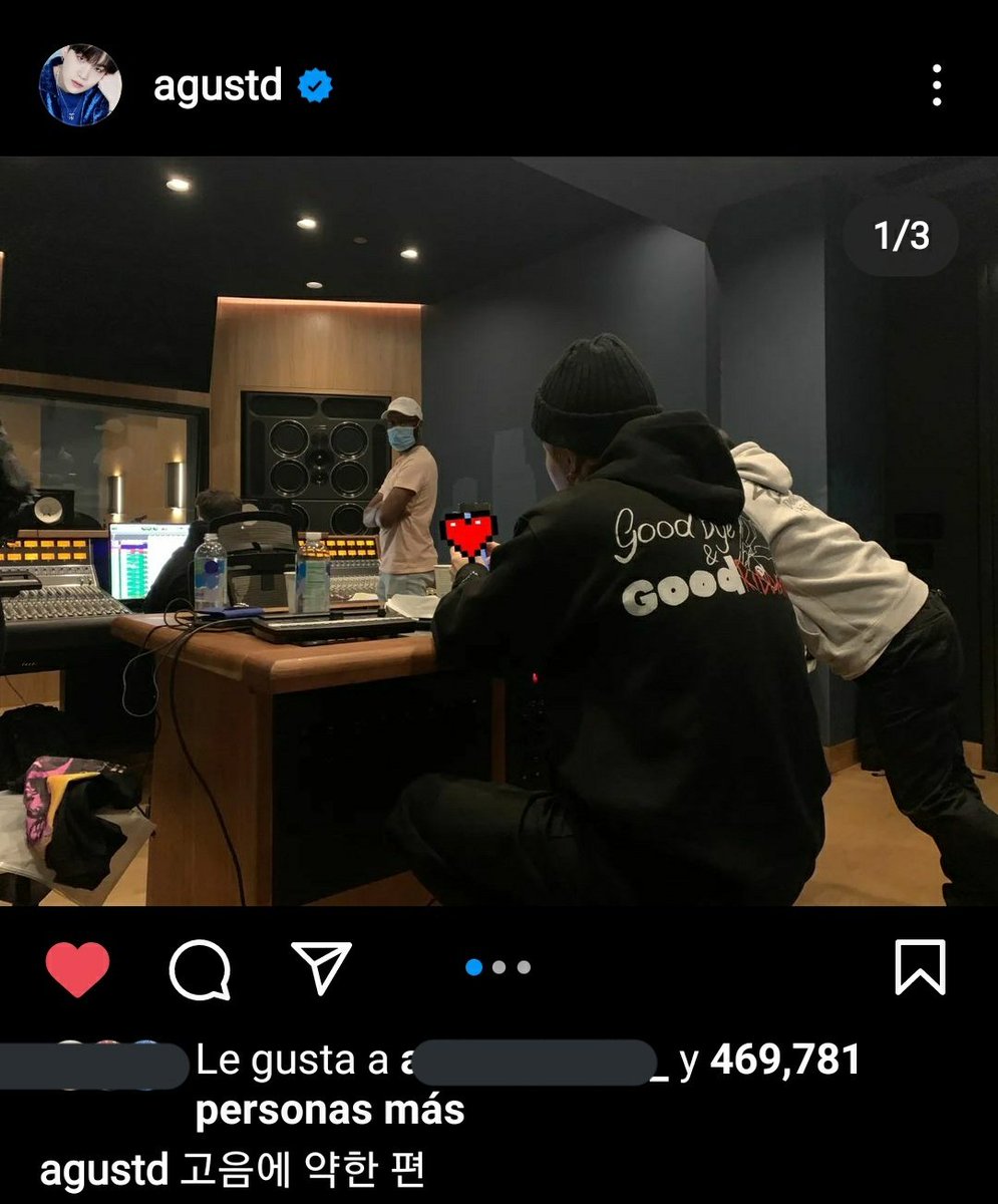 Elymin136's tweet photo. [agustd] Instagram

Yoongi: en el lado débil [cuando se trata] de notas altas

• https://t.co/1qrVtJ2Onz

(que no es su fuerte cuando se trata de cantar notas altas)

@BTS_twt btsbaragi_jk https://t.co/vRFNuHbFzL
