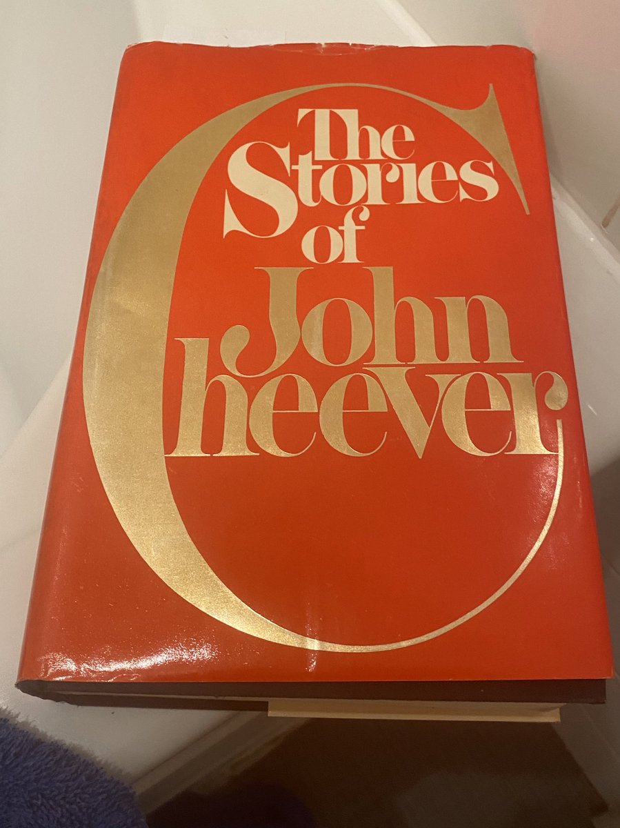 DiscCheap's tweet photo. “…even a selected display of one’s early work will be a naked history of one’s struggle to receive an education in economics and love.”—#JohnCheever “The Stories of John Cheever,” #Preface @strandbookstore $10 #OutOfPrint #NewEnglandFiction #LiteraryFiction #ShortStories #Quotes https://t.co/kYn4wiskv7