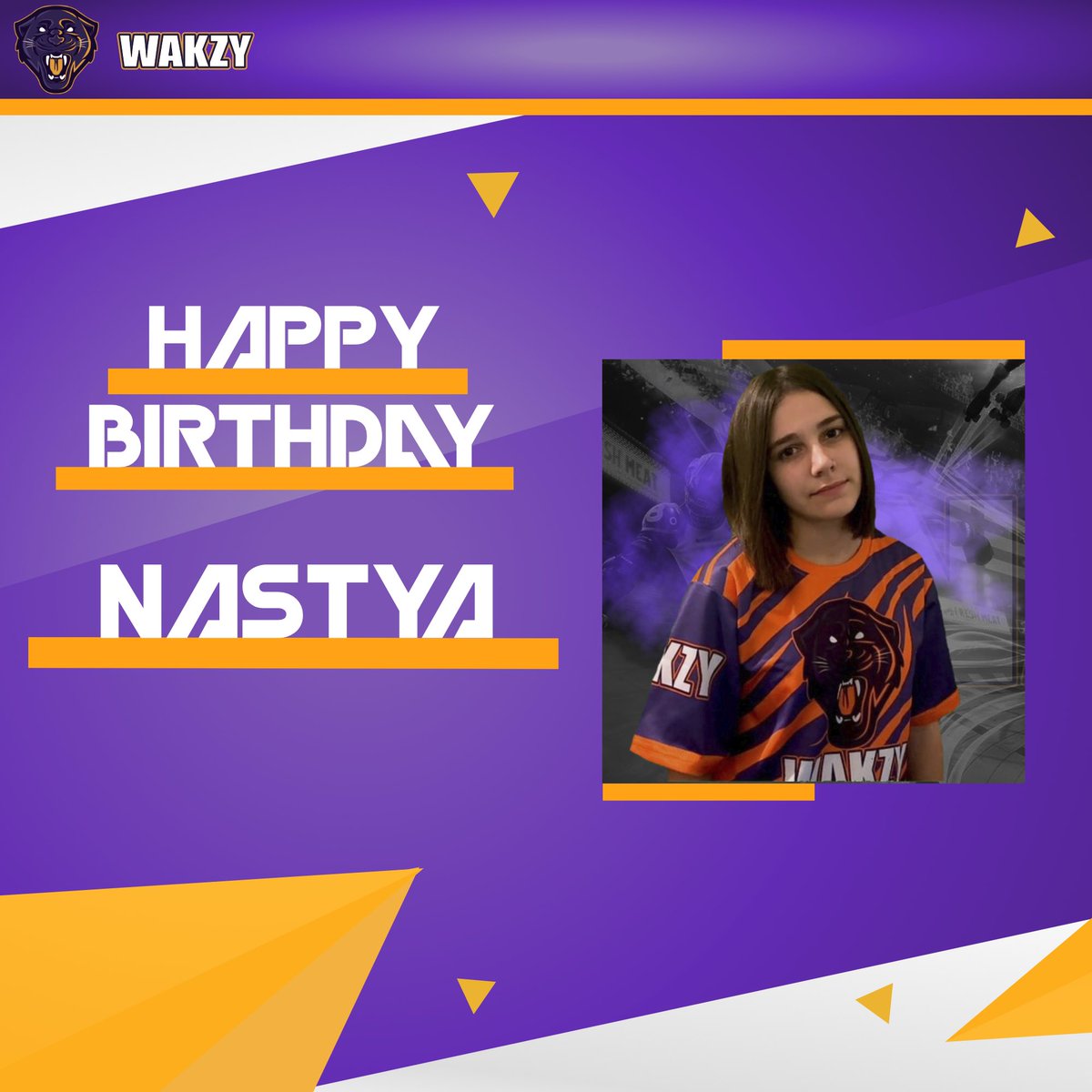 Nous souhaitons un joyeux anniversaire à @NastyaWAKZY !

We wish @NastyaWAKZY a happy birthday !
