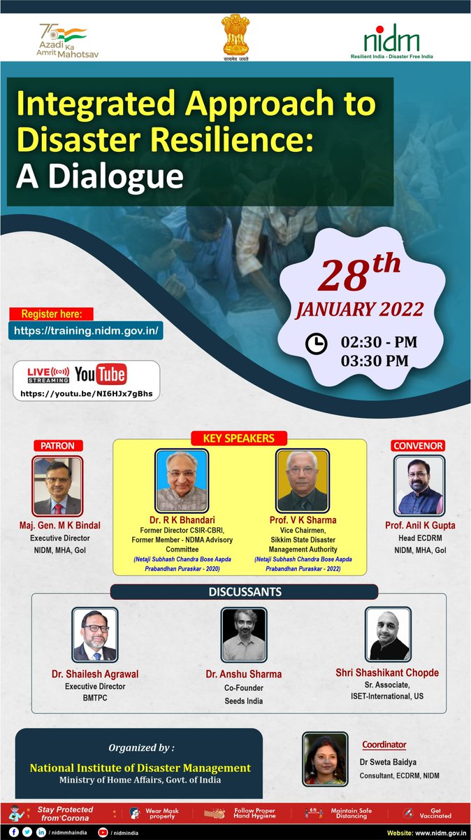 National Institute of Disaster Management tweet media