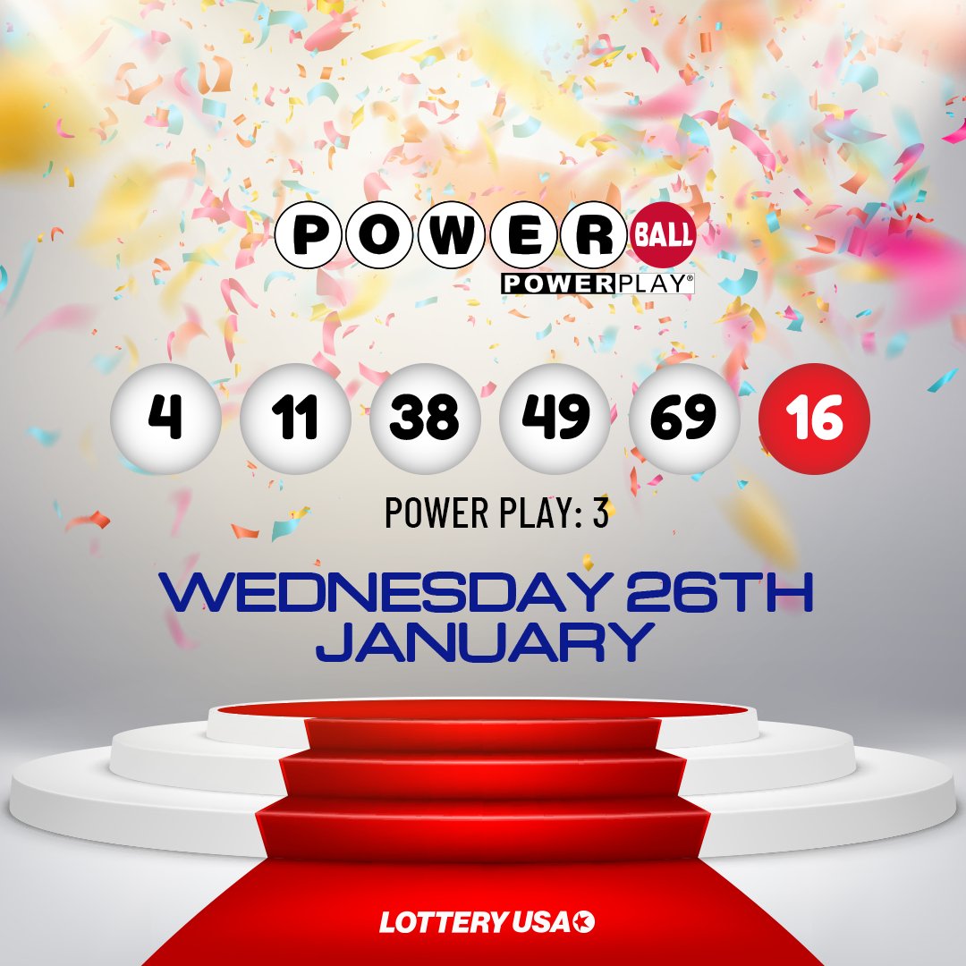 The numbers for tonight's Powerball numbers have been confirmed. Did you get any matches?

Visit Lottery USA for more details: https://t.co/CXDBjBIxgg

#Powerball #lottery #lotterynumbers #lotteryusa #lotteryresults #powerballnumbers https://t.co/s3A2gzyUUk