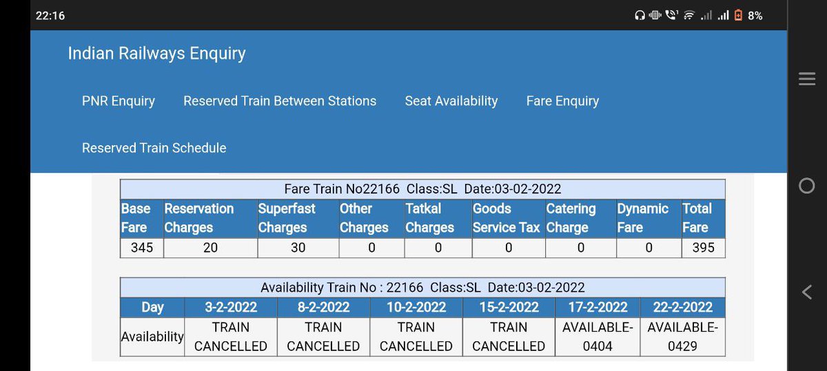 Mohitef's tweet photo. Many trains are cancelled ,how one will reach their respective exam centre in this phase .
So @IITKgp extend the dates of the GATE exam.
#Postponegate22 
#delayGATE2022 
@iitbombay @iitdelhi https://t.co/TJ7qN97xlH