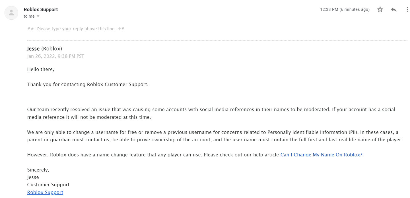 How to contact Roblox support