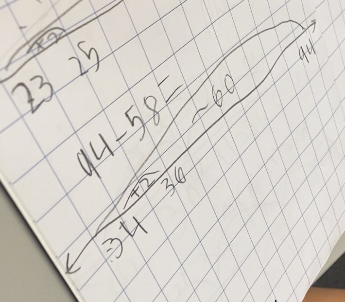 thurlowleanne's tweet image. Some amazing reasoning and justifying  happening in Grade 2! Really using their number sense and relationships to problem solve. Nicely done! #SAISrocks #pypmath