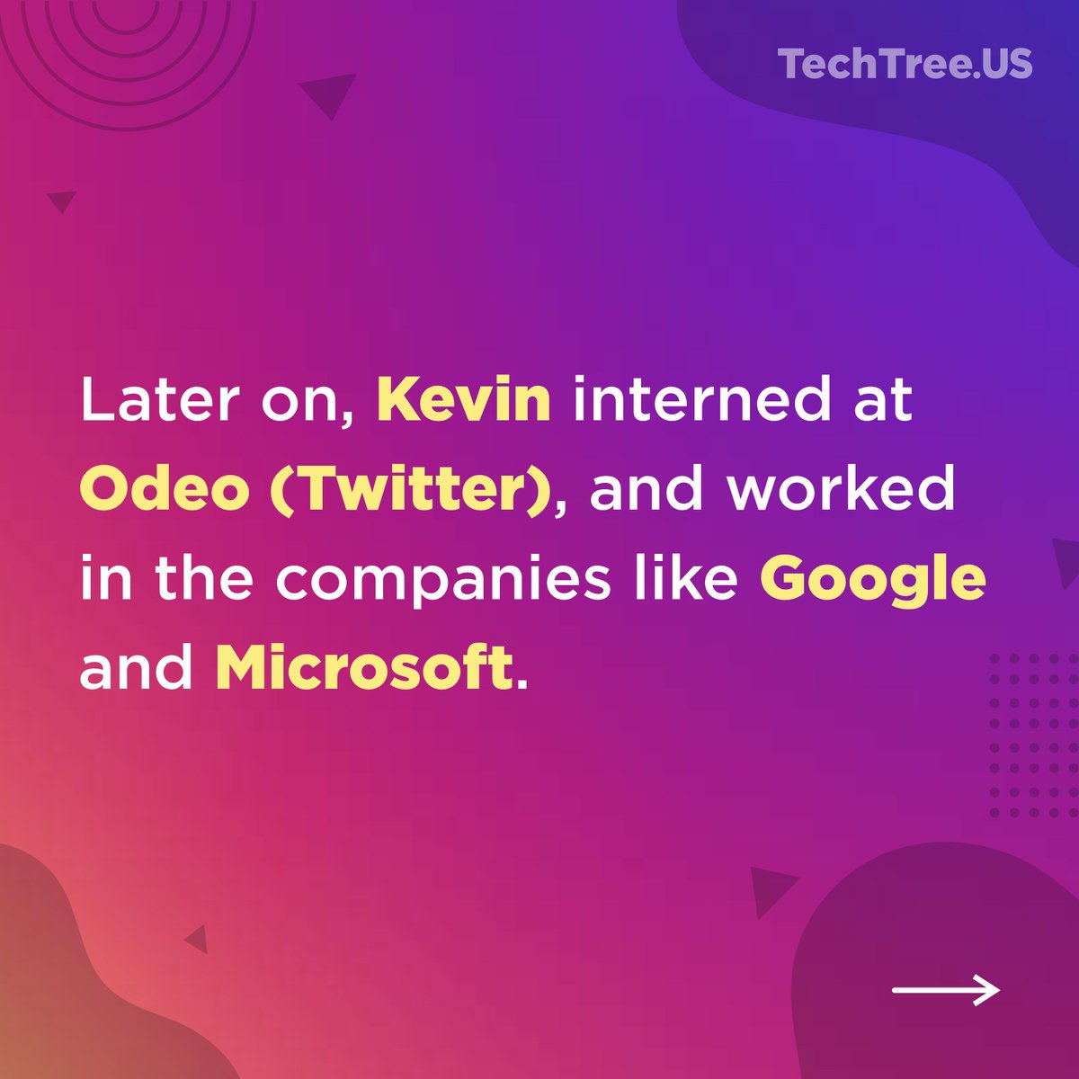 techtreeus's tweet image. He was a DJ when in high school and his first job was at a recording store.  Presently, Instagram valued at $50 billion, and accounts for 700 million monthly active users.The success story of Instagram and its co-founder, Kevin Systrom is very inspiring:
#usa #america #techtreeus