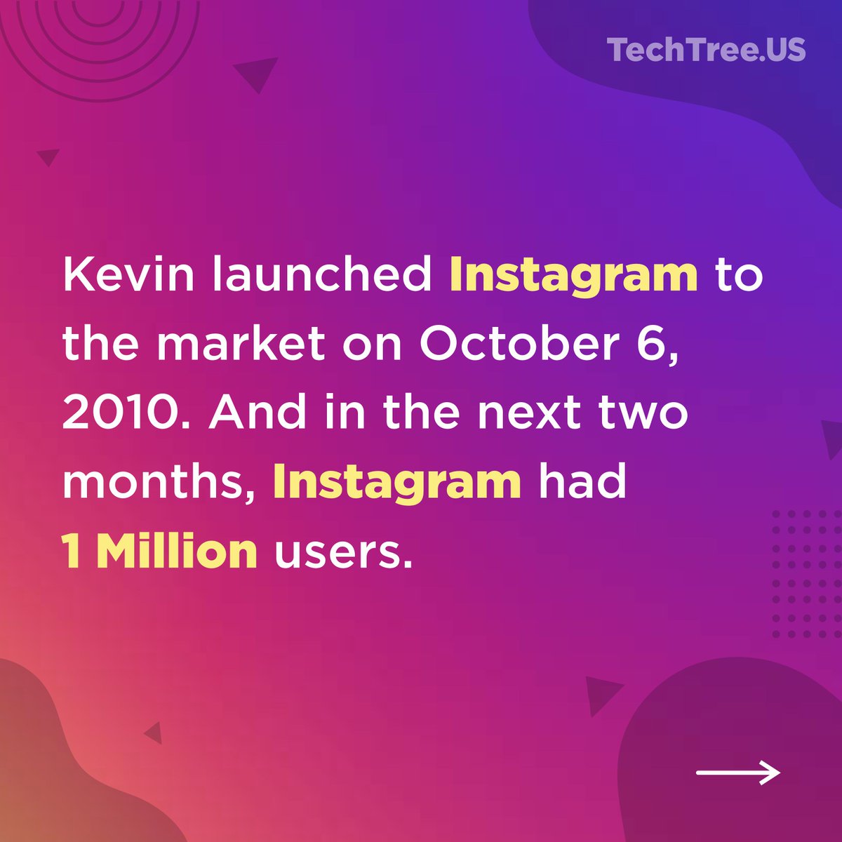 techtreeus's tweet image. He was a DJ when in high school and his first job was at a recording store.  Presently, Instagram valued at $50 billion, and accounts for 700 million monthly active users.The success story of Instagram and its co-founder, Kevin Systrom is very inspiring:
#usa #america #techtreeus