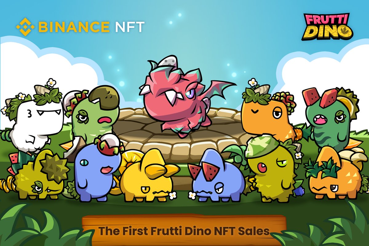 FruttiDino's tweet photo. Our NFT Sale opened on January 27th at 04:00AM(UTC+0) @TheBinanceNFT! 

Thanks to you, @FruttiDino sale continues to be a megahit!😻

👉$250,000 worth Legendary Ambers all #Soldout!
👉#1 in Binance Daily Top Collections &amp; Creators Ranking!

Check here
👇👇
https://t.co/8ADl6czfFS https://t.co/aUrLGosiGd