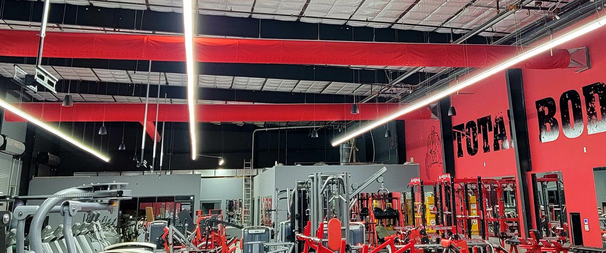 JudyGaillard's tweet photo. Total Body Gym - Olive Branch Update! We got lights! We got speakers! (It's bout to be loud!)  TV mounts are up! Ready for 7 - 55 in 4K tvs! 1 step closer, almost there!

Pre-Sell memberships going on now! Join online @ https://t.co/twWhSo6UPh!
 #TotalBodyGymOliveBranch #TBG https://t.co/GeMe2Z3rnk