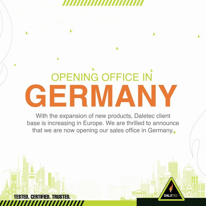 Daletec1's tweet photo. Opening Office in Germany

#Germany  #hiring  #Announcement #Daletec #newoffice  #Opening #FR #Fabric https://t.co/YYAvRiVtDU