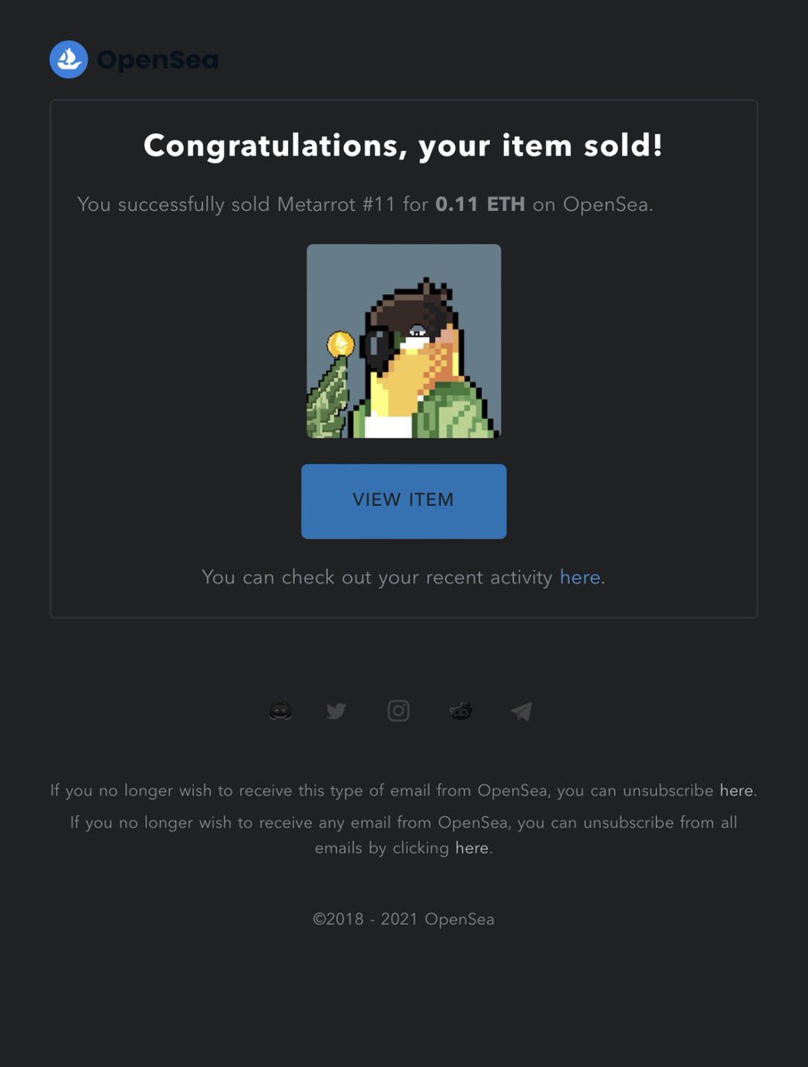 Metarrot's tweet photo. “not gonna lie, this took me three month with no promotions hope there will be more buyers who loves and supports my work, those are the moments I created for my passed away caique parrot,I’ll definitely make a space for her in the metaverse,much love❤️”

 #NFT #NFTsold #firstNFT https://t.co/FiQKfaXVq1