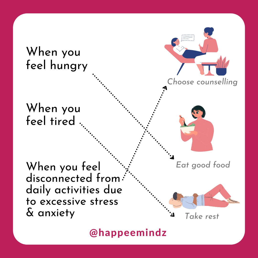HappeeMindz's tweet photo. Choosing the right thing is not that complex. Just make sure your choices make positive progress in your life.
#choosetherapy #mentalhealth #happeemindz https://t.co/7FNcfj7bPs