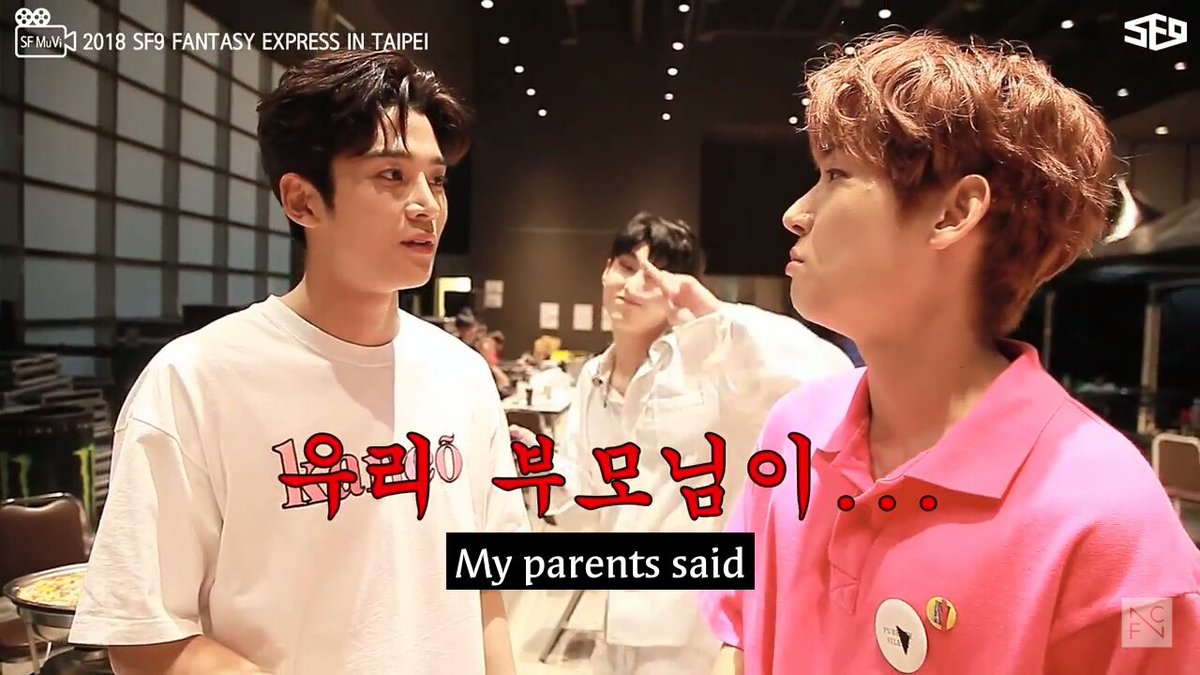 norianDPR's tweet photo. Inseong saying he was told as a child that if you swallow the seed of an orange it will grow inside your stomach and then rowoon telling him to stay away from those ppl without knowing it was actually Inseong's parents😓 https://t.co/R7V2xWIU81