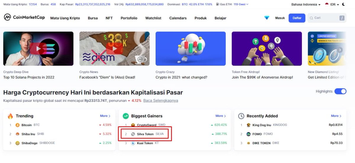 ZeinHamidn's tweet photo. SILVA Top Gainers.. 

Website : https://t.co/B41FEzyoGV

Telegram Group :
https://t.co/UGmzW3nyZB

SILVA Contract Address: (BEP20)
0x68b5edb385b59e30a7a7db1e681a449e94df0213

#Binance #Cryptocurency #CMC #CG #Silva #Burn $SILVA #TopGainers @tob_ri @KaptenAcung @SweetPo10835825 https://t.co/TzlmsUFtc9
