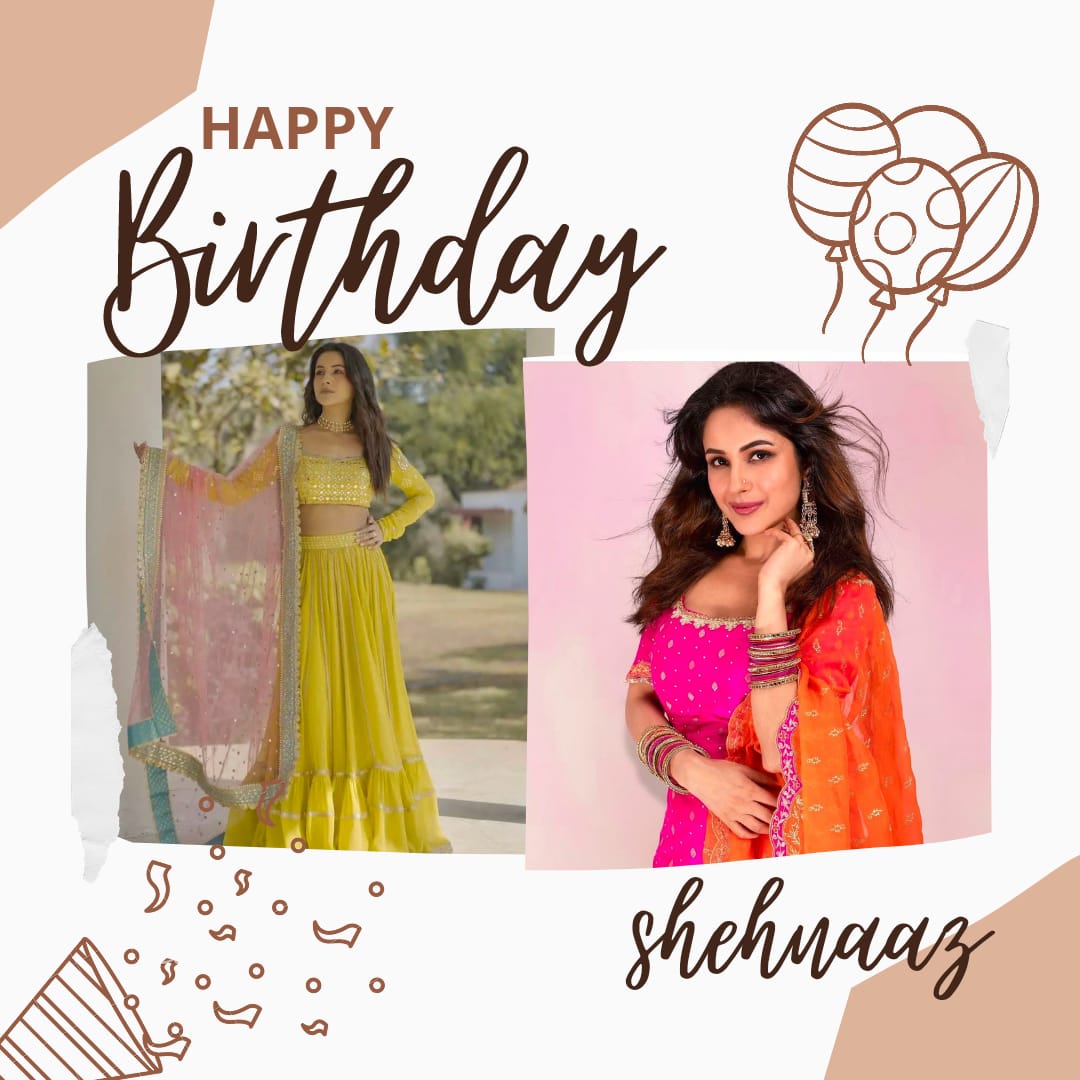 media8828's tweet photo. Happy Birthday #ShehnaazGiIl 
#SidNaazForever ! https://t.co/wttLlm8jCR