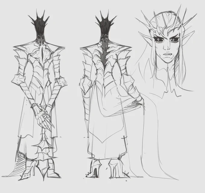 I am drunk and redesigning Sauron 💅 