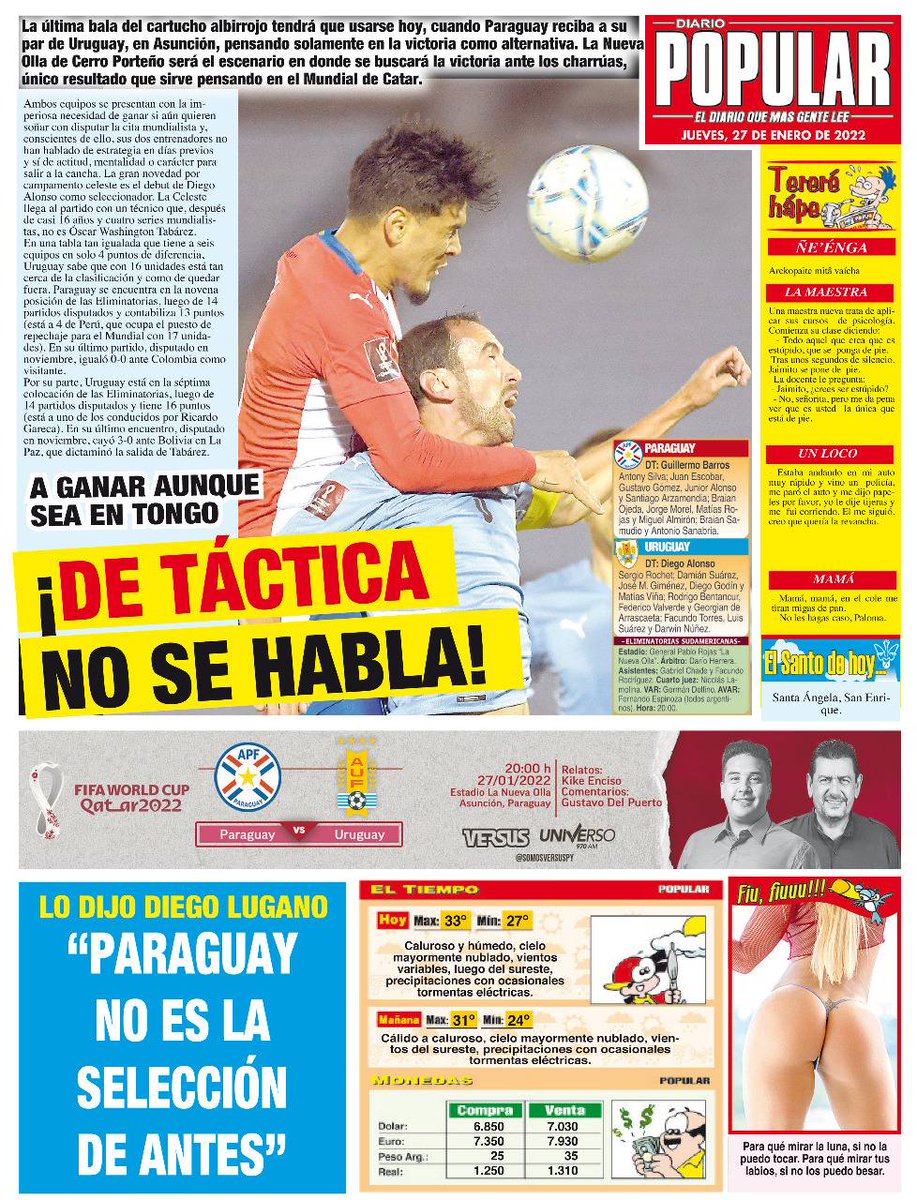¡Buenos días, nuestras portadas del día de hoy!