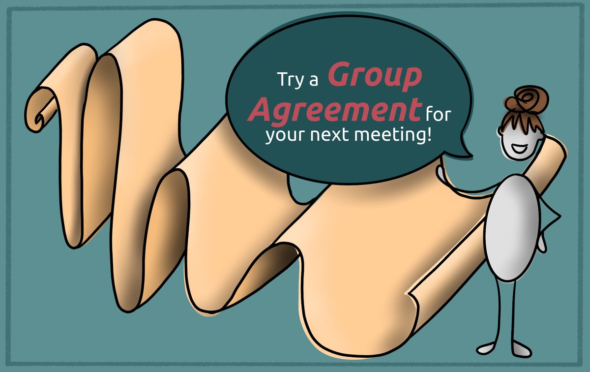 #ThrowbackThursday to 'Improving Group Work is on your mind? - Try out a Group Agreement'  

Check out here: bit.ly/3ovZmcT

#GroupAgreement #BetterMeetings #Group #OnlineMeeting