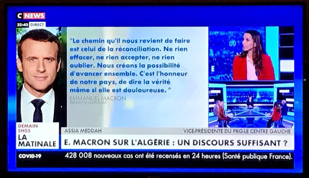 Hier soir, j’ai pu m’exprimer et commenter l’actualité sur <a href="/CNEWS/">CNEWS</a> : politique du grand Âge, le discours d’Emmanuel Macron sur l’Algerie et les rapatriés, l’antisémitisme, baisse du chômage… <a href="/PartiRadicalG/">Parti Radical de Gauche</a> <a href="/PEHumaine/">Pour Une Échelle Humaine</a>