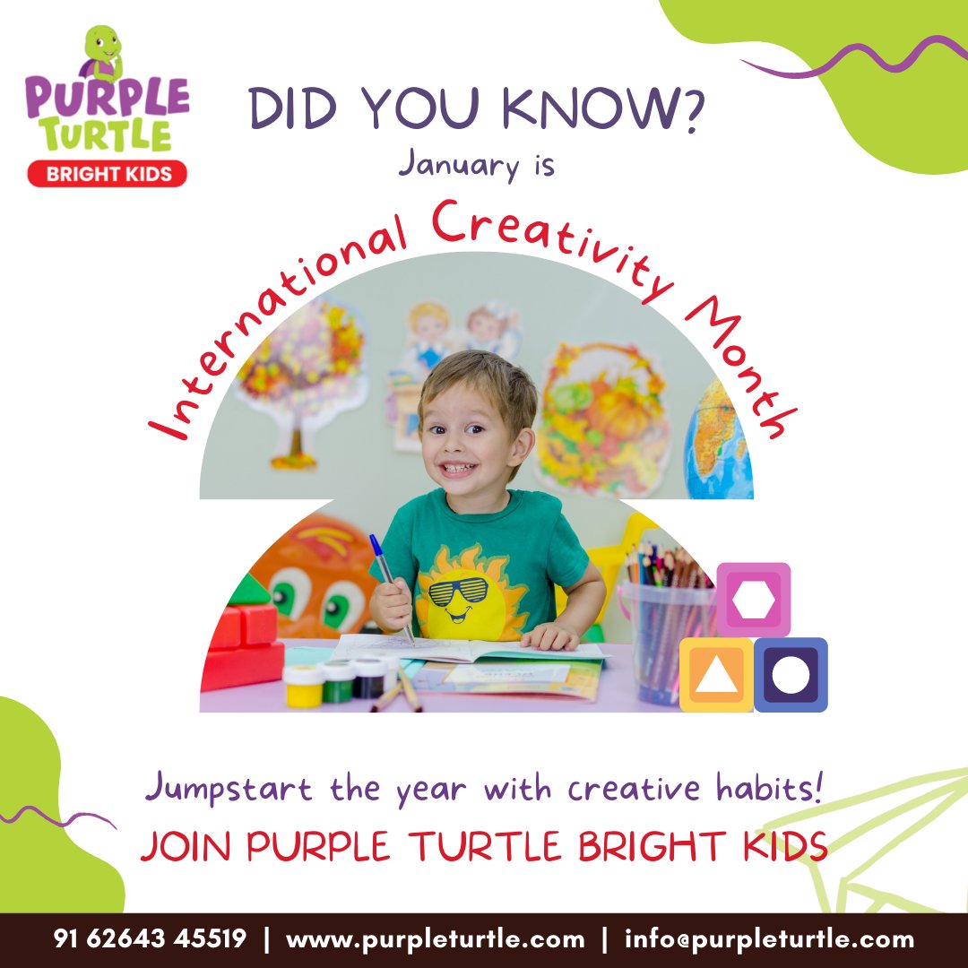 mypurpleturtle's tweet photo. Are you celebrating your child’s creativity?
Join Purple Turtle Bright Kids to make it easy.
Book a FREE Demo now!
https://t.co/hq0yoLUqM8
#purpleturtle #preschool #onlineclasses #admissionopen #activityclasses #purpleturtlebrightkids https://t.co/qKjZR3EmSm