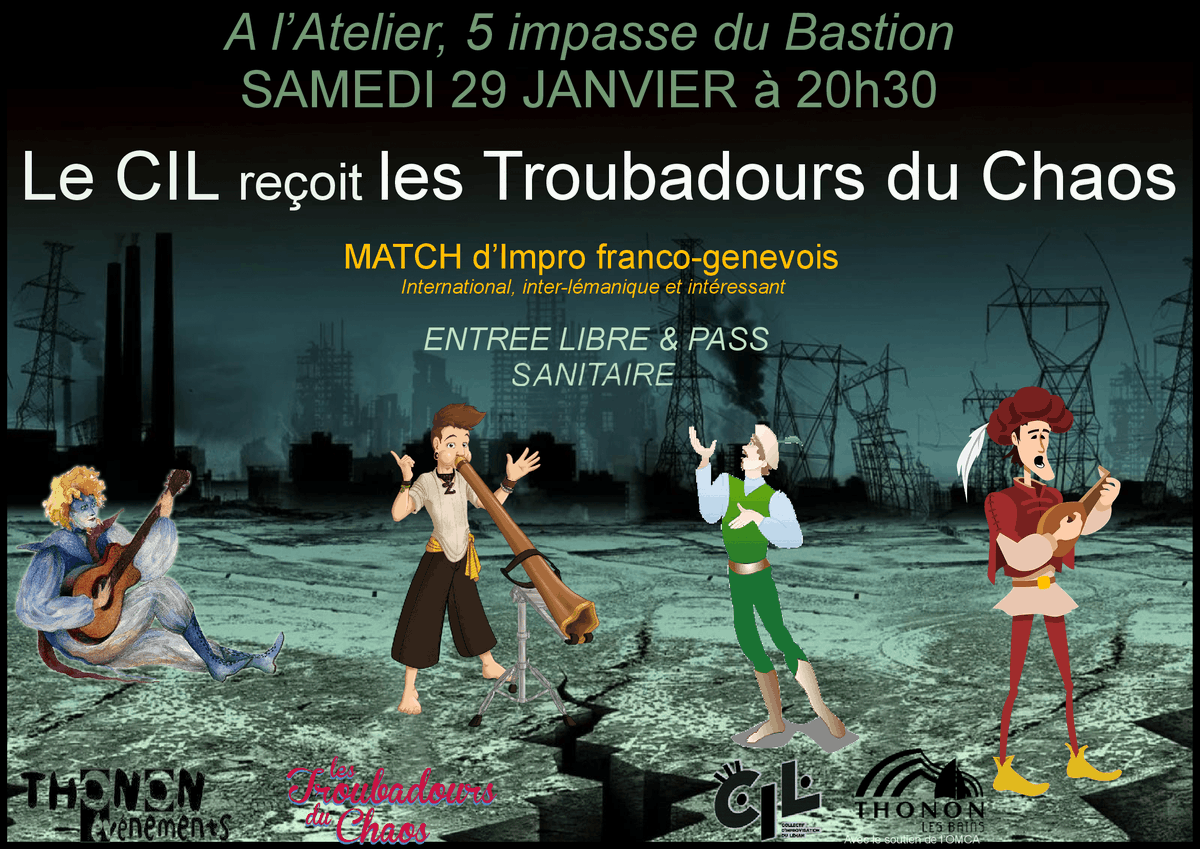 improleman's tweet photo. Toute l'équipe du CIL vous souhaite une bonne année !
Pour bien commencer cette dernière, on vous propose un match contre les Troubadours du Chaos ce samedi 29 janvier, qui promet d'être intéressant !
Resas: https://t.co/j72szYKEmf https://t.co/AUeU4ynFW0