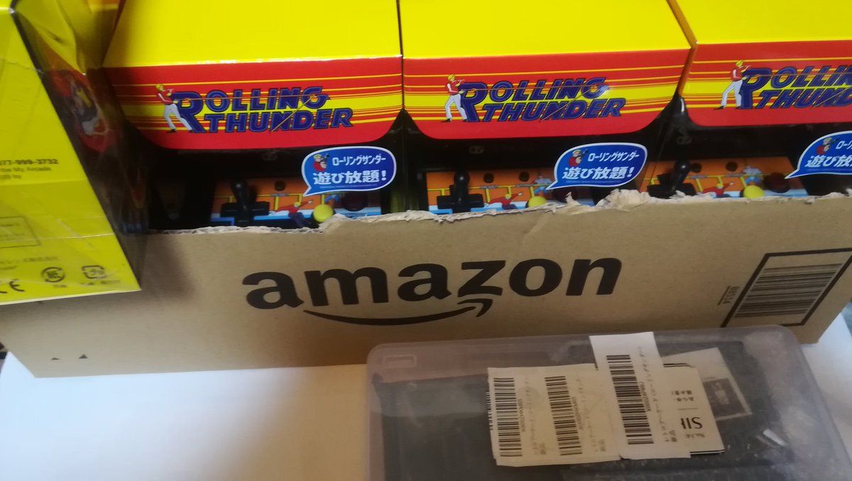 sofia809p's tweet image. そしてローリングサンダーは
4個目(中古もまだ未開封)

インベーダー入れて11個になった
いつものごとく材料揃えて放置か
#マイアーケード　#myarcade
#レトロアーケード