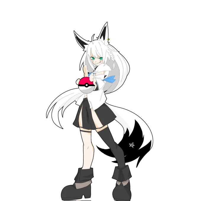 ポケモンリーグ突破おめでとう!
#絵フブキ 