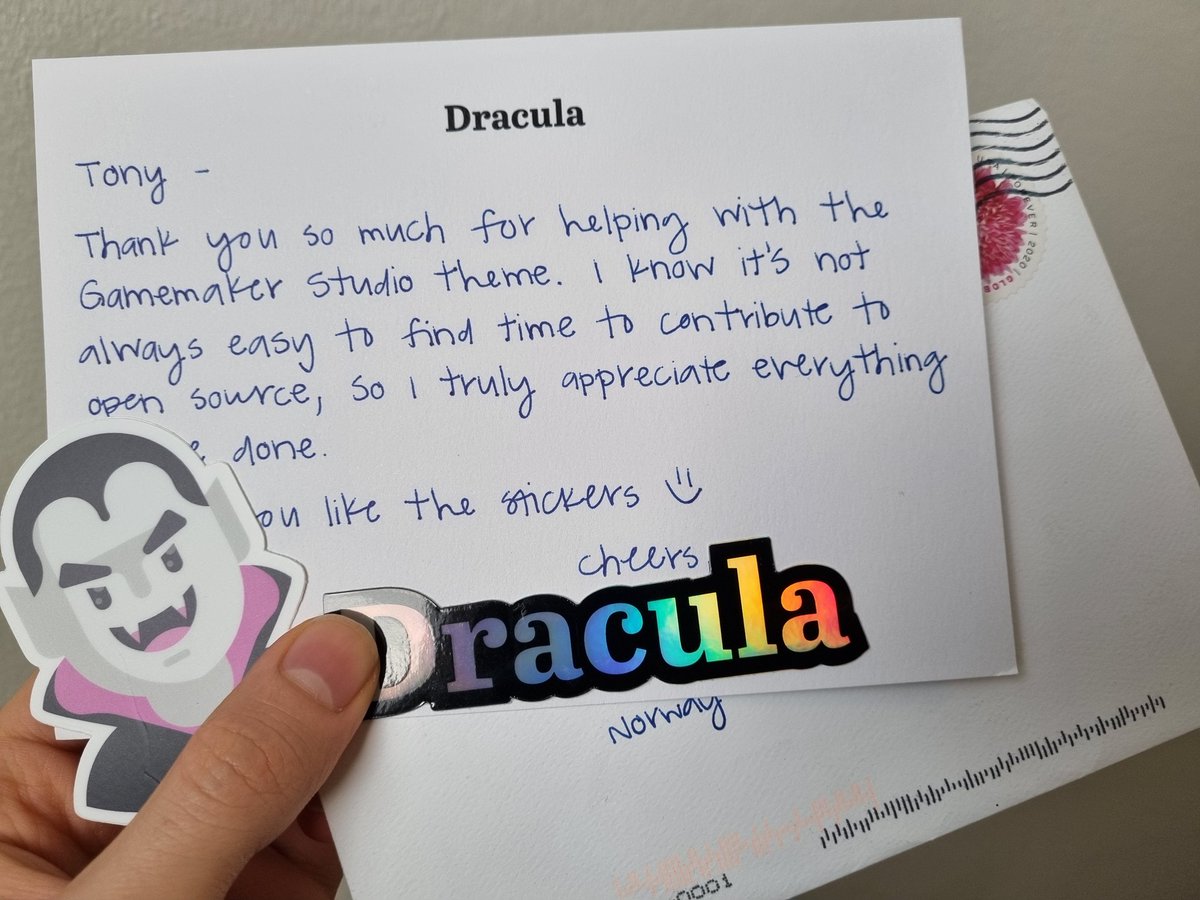 TonyStr_'s tweet photo. Thanks, @zenorocha Love the stickers! 😄 https://t.co/olDehHcz5D