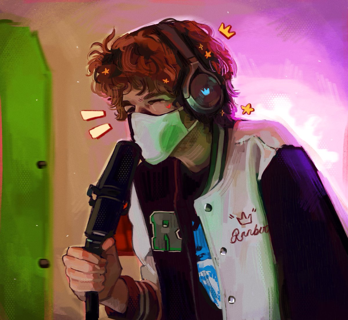 toadrey_'s tweet photo. ranboo study collab with @spiritphcne !! soph did the sketch and i rendered :D  #ranboofanart https://t.co/DP6wK5g1SR