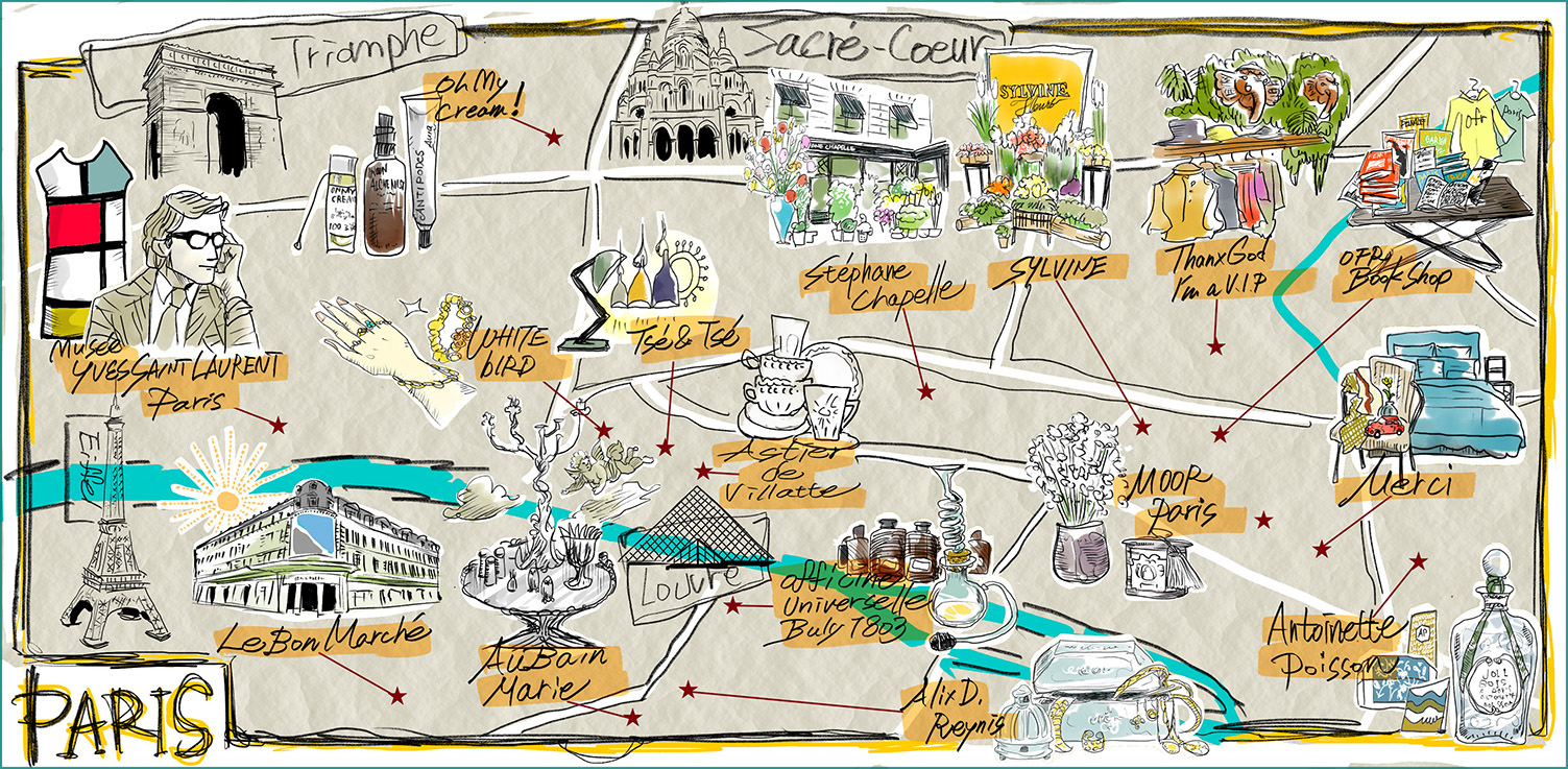 Ash Irica イラストレーター芦刈将 地図サンプル ラフ マップイラストの相談が多いのでupします パリ 旅行 トラベル イラスト 芦刈イラスト イラストレーター 地図 マップ 建物 アパレル ファッションイラスト T Co