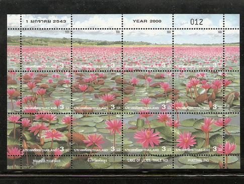 Unfortunately it's not been depicted on Thai #stamp yet. But we have other Red Lotus Lake at Thale Noi, #Phatthalung, a southern province of #Thailand on #AmazingThailand stamps set 2000 (1st Series). Both are attractive tourist destinations anyway. #philately #Tourism