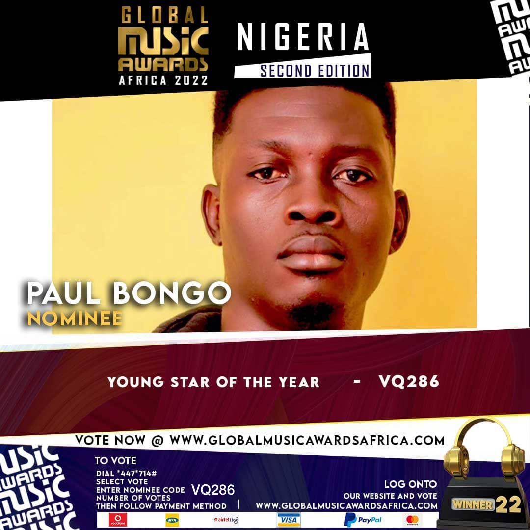 PaulbongoMusic's tweet photo. It’s Finally Here🙏🏽 Kindly Dail *447*714# To Vote 🗳 NOMINEE CODE is.  VQ286   Or go to https://t.co/OYPqf3Ui6d Please just follow the process, thank you 🙏🏽 https://t.co/8zBBE4LREP