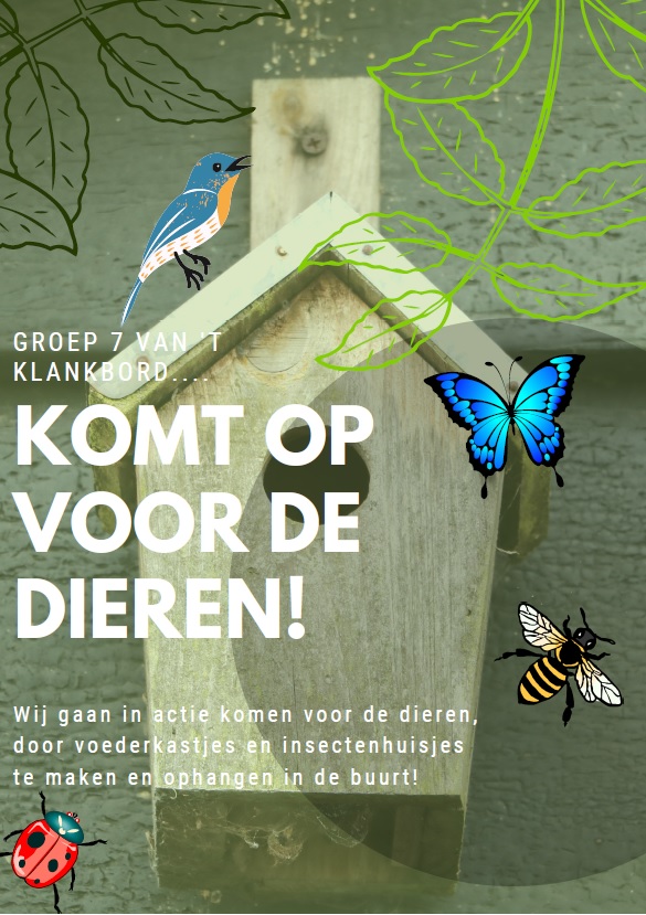 🌳🪲🐤Leerlingen van groep 7 van 't Klankbord in <a href="/Stevenshof/">Stevenshof</a> komen in actie voor het welzijn van de dieren in de wijk. Met toestemming van <a href="/GemeenteLeiden/">Gemeente Leiden</a> maken en plaatsen zij de komende weken verschillende vogel- en insectenhuisjes in de wijk. Volg jij hun voorbeeld?! 💪💪