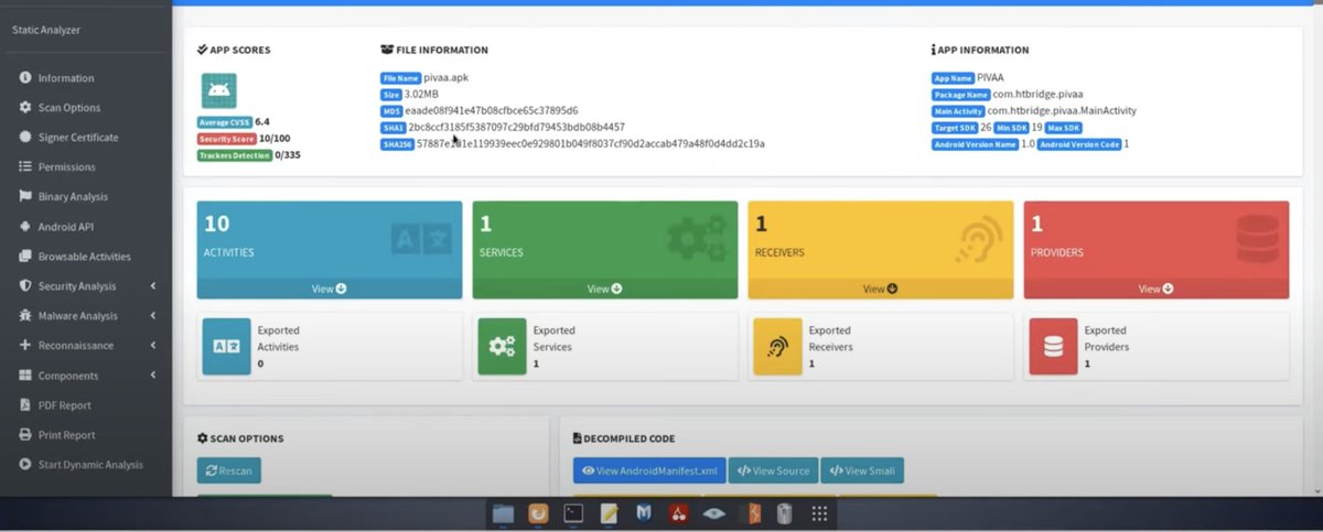 0xAsm0d3us's tweet photo. Android Application Pentesting - Mystikcon 2020

https://t.co/Js76q723hq

#android #cybersecurity #hacking #bughunting https://t.co/Av63NWbXa8