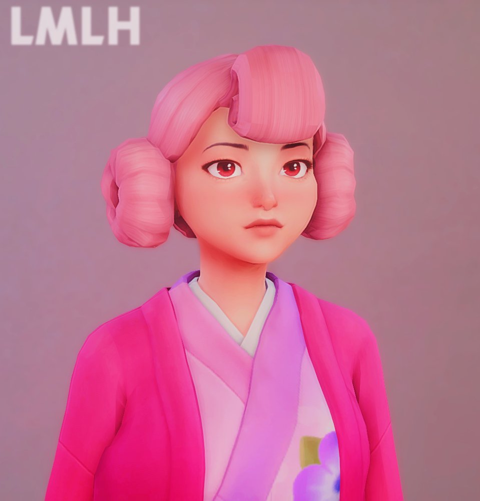 New hair up for download! It's base game compatible, has all EA colours plus the extra pale pink you see in the picture and it's inspired in @itslopezz's character Katsuki Shimizu, so I called it Kat hair! #ts4cc #ts4hair
lovelymindlonelyheart.tumblr.com/post/674533105…