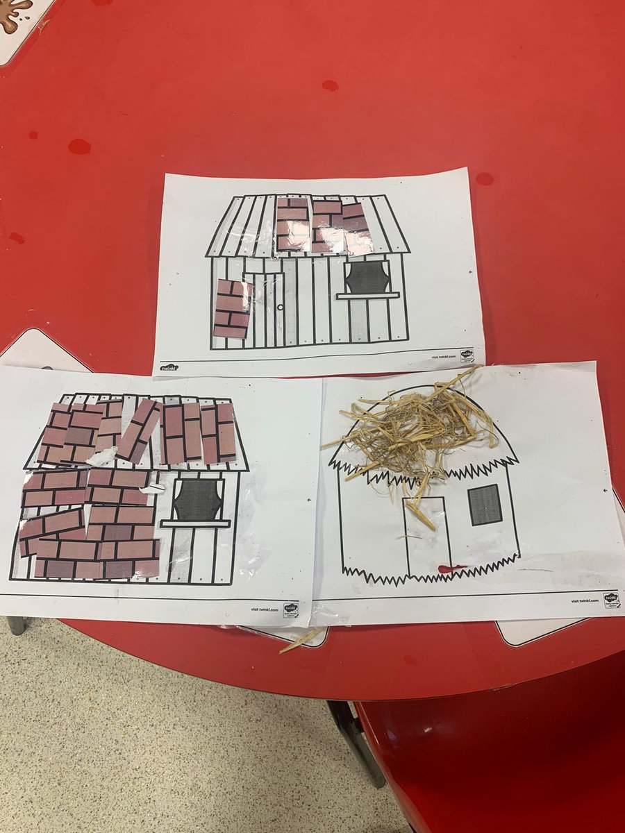 MrsLowe_EYFS's tweet photo. Little pig, little pig let us in! Nursery have been inspired by our story this half term to create houses for our pigs using different materials
 🐷🐷🐷@dilkesacademy https://t.co/y6KKCZ8jPk
